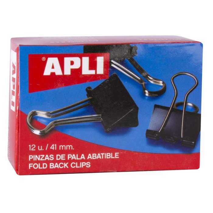 PINZA PALA ABATIBLE 41 MM CAJA 12 UNIDADES | 12 UNIDADES | (APLI)