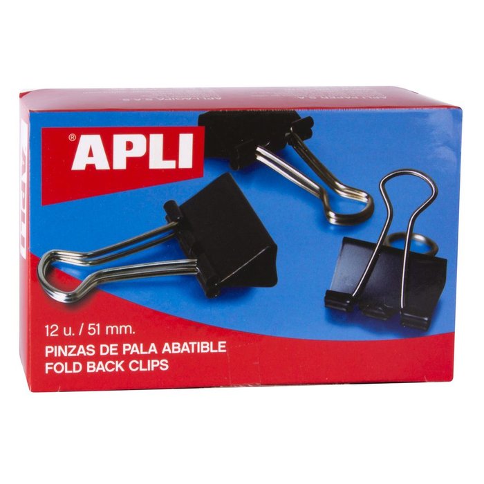 Pinza Pala Abatible 51 mm Caja 12 unidades APLI Imagen principal del producto