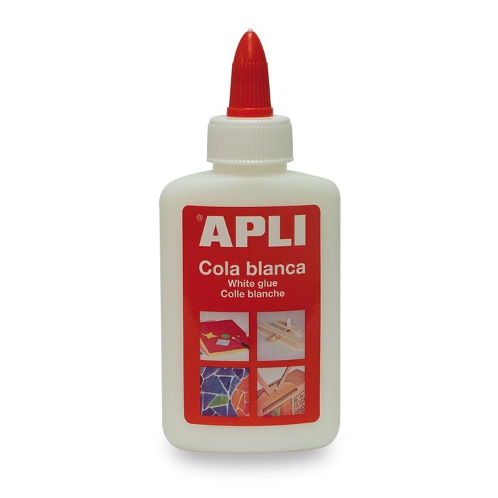 Bote pegamento cola blanca 100g Apli Imagen principal del producto