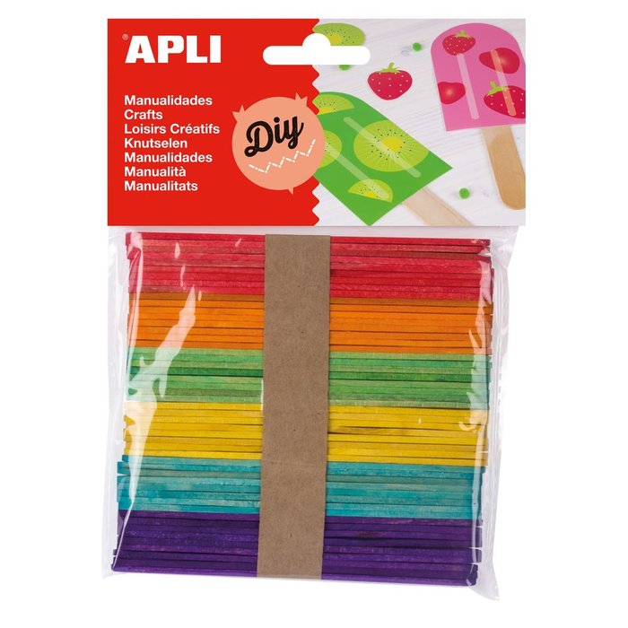 Bolsa 50 Palos Polo Colores Surtidos