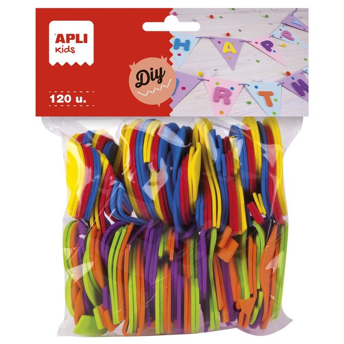 Números goma EVA 120 unidades Apli Manualidades (Pack 5 uds)
