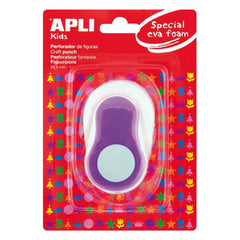TALADRO MANUALIDADES REDONDO LILA | 1 UNIDADES | (APLI MANUALIDADES)
