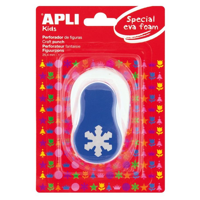 TALADRO MANUALIDADES COPO NIEVE AZUL | 1 UNIDADES | (APLI MANUALIDADES)
