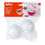 Bolas Porexpan Ø 70 mm Apli Juegos Pack 2 unidades