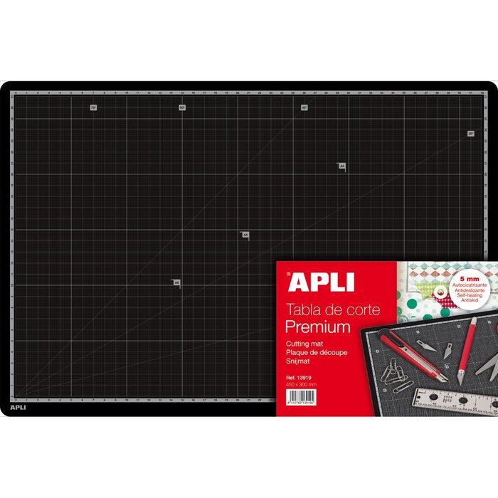 Tabla de Corte Premium 450 x 300 x 5 mm PVC Apli Manualidades