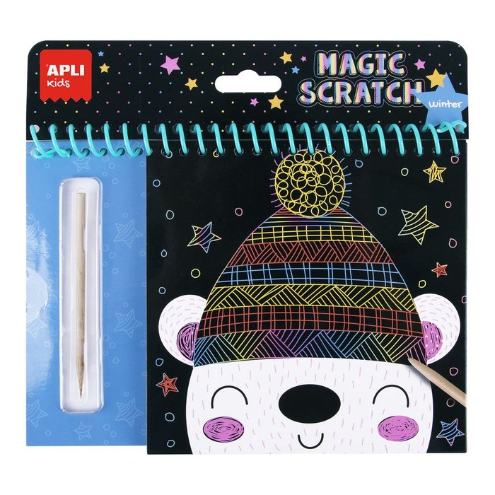 Bloc Espiral Estándar Liso 90g | Apli Juegos | Cartón | Formato Estándar | Pack 1 Unidades