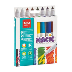 Rotulador Magic Caja 8 Unidades Surtidos | Apli | Pack 1 Unidades