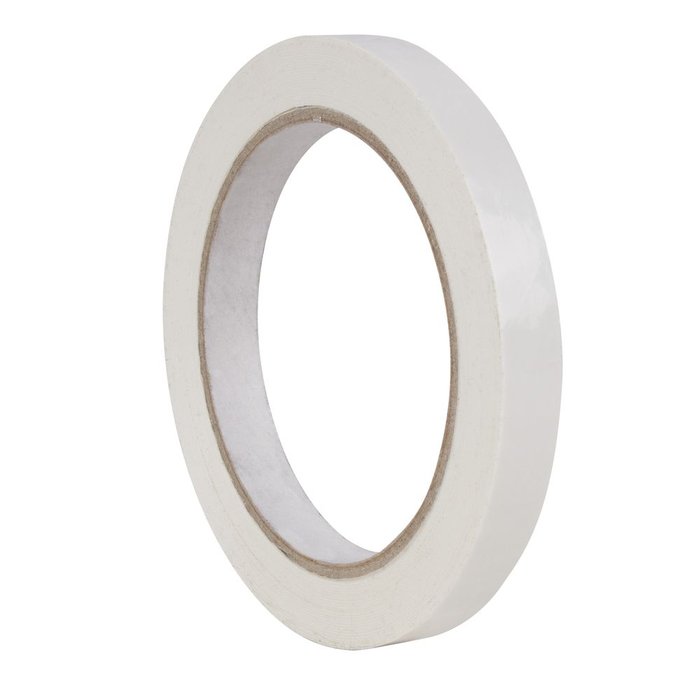 ROLLO CINTA ADHESIVA PVC BLANCO 12 MM X 66 M | 12 UNIDADES | (APLI) Imagen principal del producto