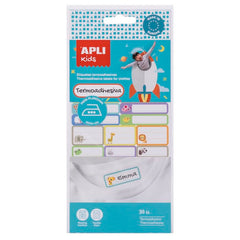 ETIQUETAS TEXTIL TERMOADHESIVAS BLISTER 35 UDS | 1 UNIDADES | (APLI)