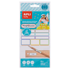 ETIQUETAS ADHESIVAS PLASTIFICADAS BLISTER 35 UDS | 1 UNIDADES | (APLI)