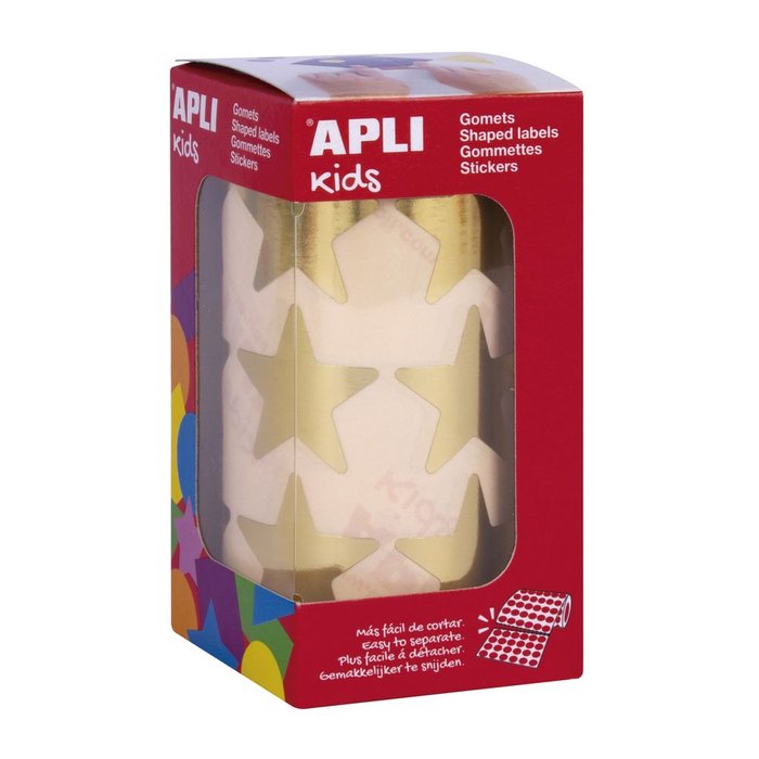 Rollo Gomets Estrella Oro APLI 33 mm Imagen principal del producto