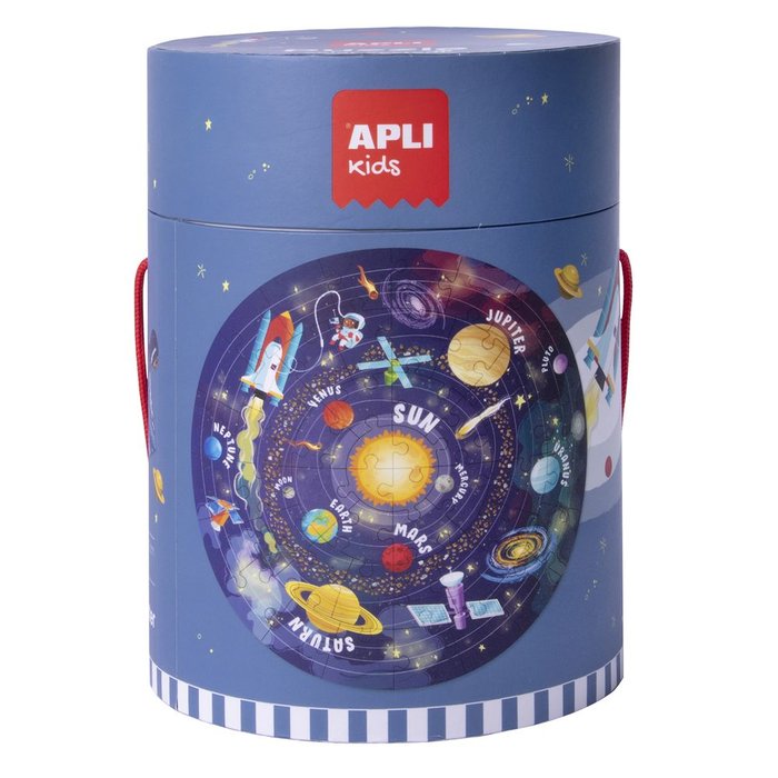 Puzle circular Sistema Solar 48 piezas - Apli Juegos