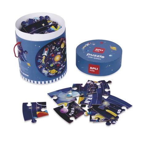 Puzle circular Sistema Solar 48 piezas - Apli Juegos