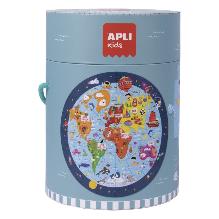 PUZLE CIRCULAR MAPAMUNDI | APLI JUEGOS | 1 UNIDAD | 8410782182016 Imagen principal del producto