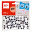 Bolsa 100 Ojos Moviles Adhesivos Negros 10 Mm