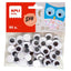 Ojos Móviles Negros Redondos Adhesivos 15 mm Apli Manualidades Pack 50