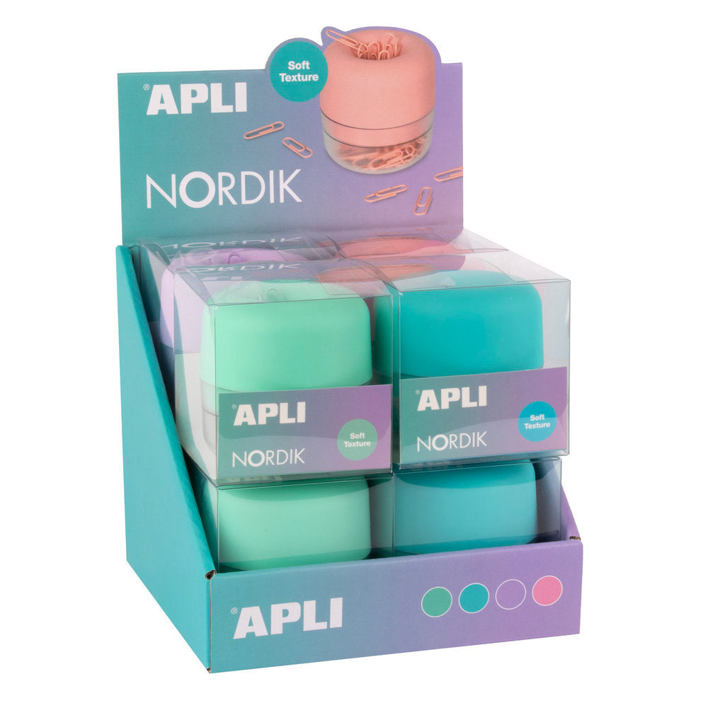 Expositor dispensador clips Nordik Collection 8 ud. - Apli