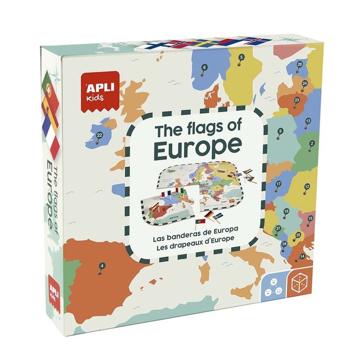 Puzle Banderas de Europa APLI KIDS