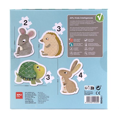 Puzzle Infantil Mis Primeros Cachorros 12 piezas Apli