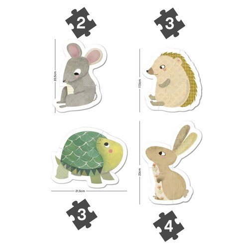 Puzzle Infantil Mis Primeros Cachorros 12 piezas Apli