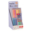 Expositor 6 Blister de 12 Lápices Bicolores Pastel Surtidos APLI
