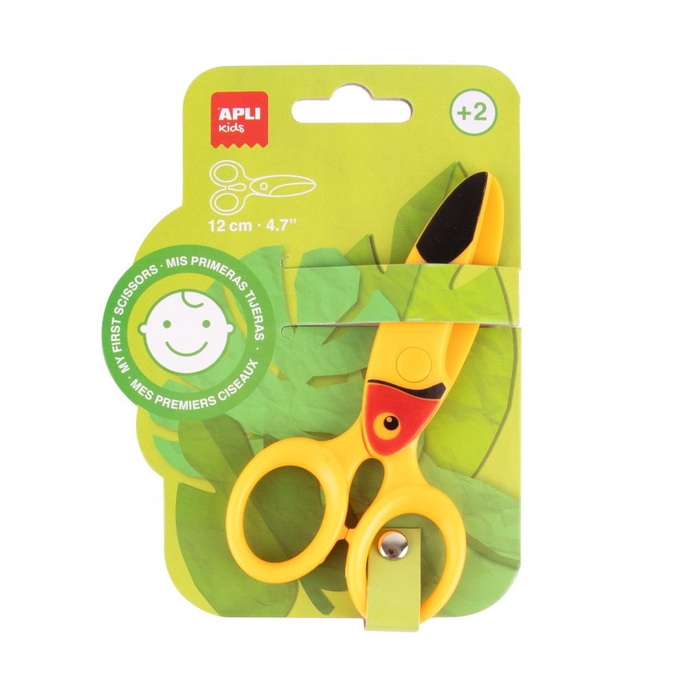 Tijeras preescolares Apli animales 12 cm - Expositor 18 unidades