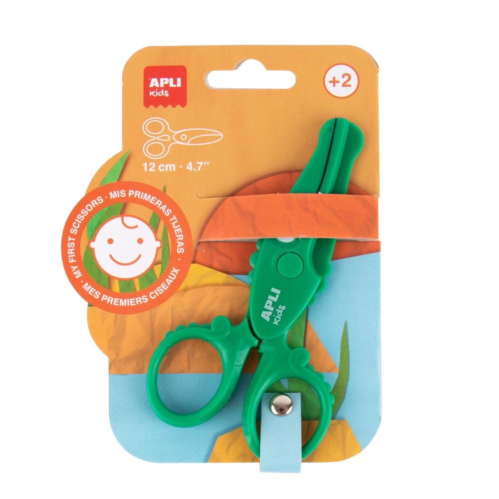 Tijeras preescolares Apli animales 12 cm - Expositor 18 unidades