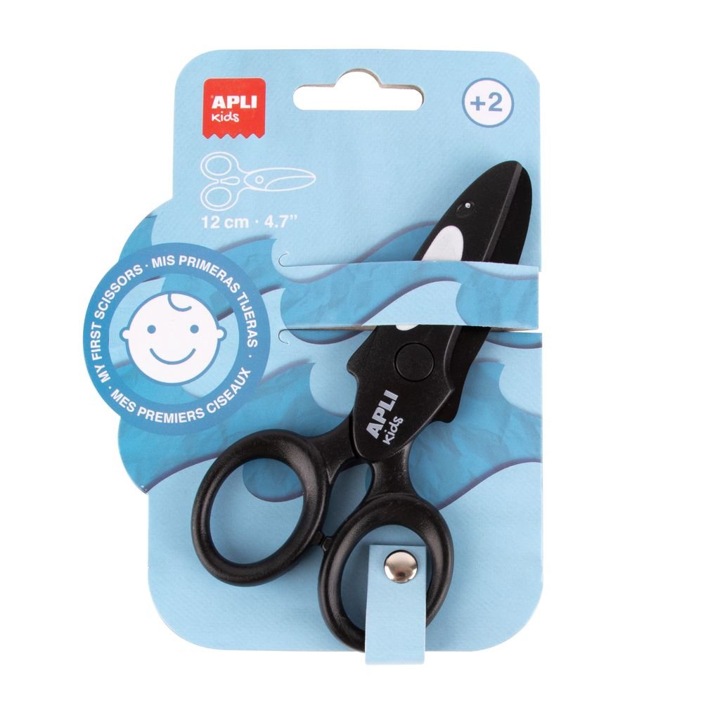 Tijeras preescolares Apli animales 12 cm - Expositor 18 unidades