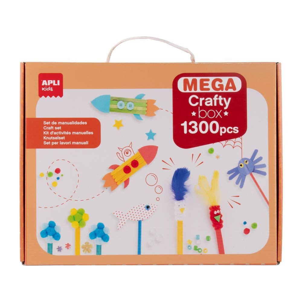 Juego Set Manualidades 1300 Piezas APLI JUEGOS Imagen principal del producto