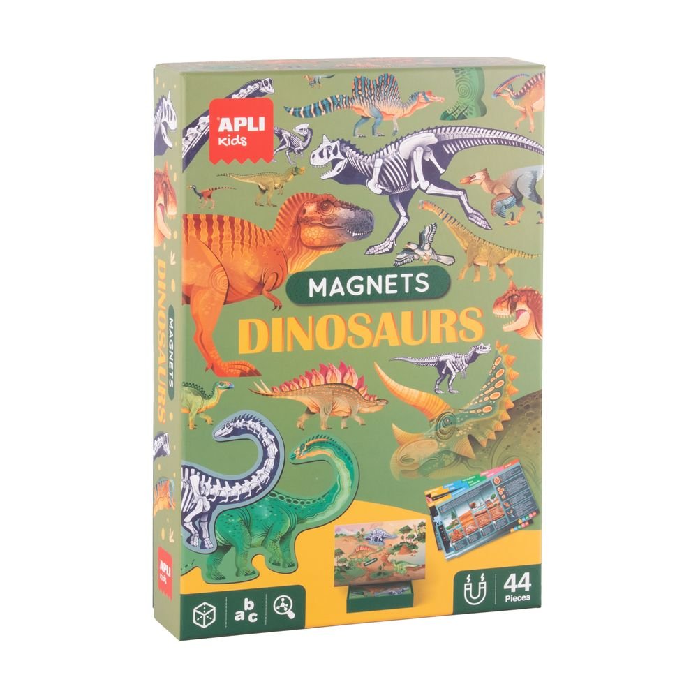 JUEGO MAGNETICO DINOSAURIOS 44 PIEZAS | APLI JUEGOS | 1 UNIDAD | 8410782201397 Imagen principal del producto