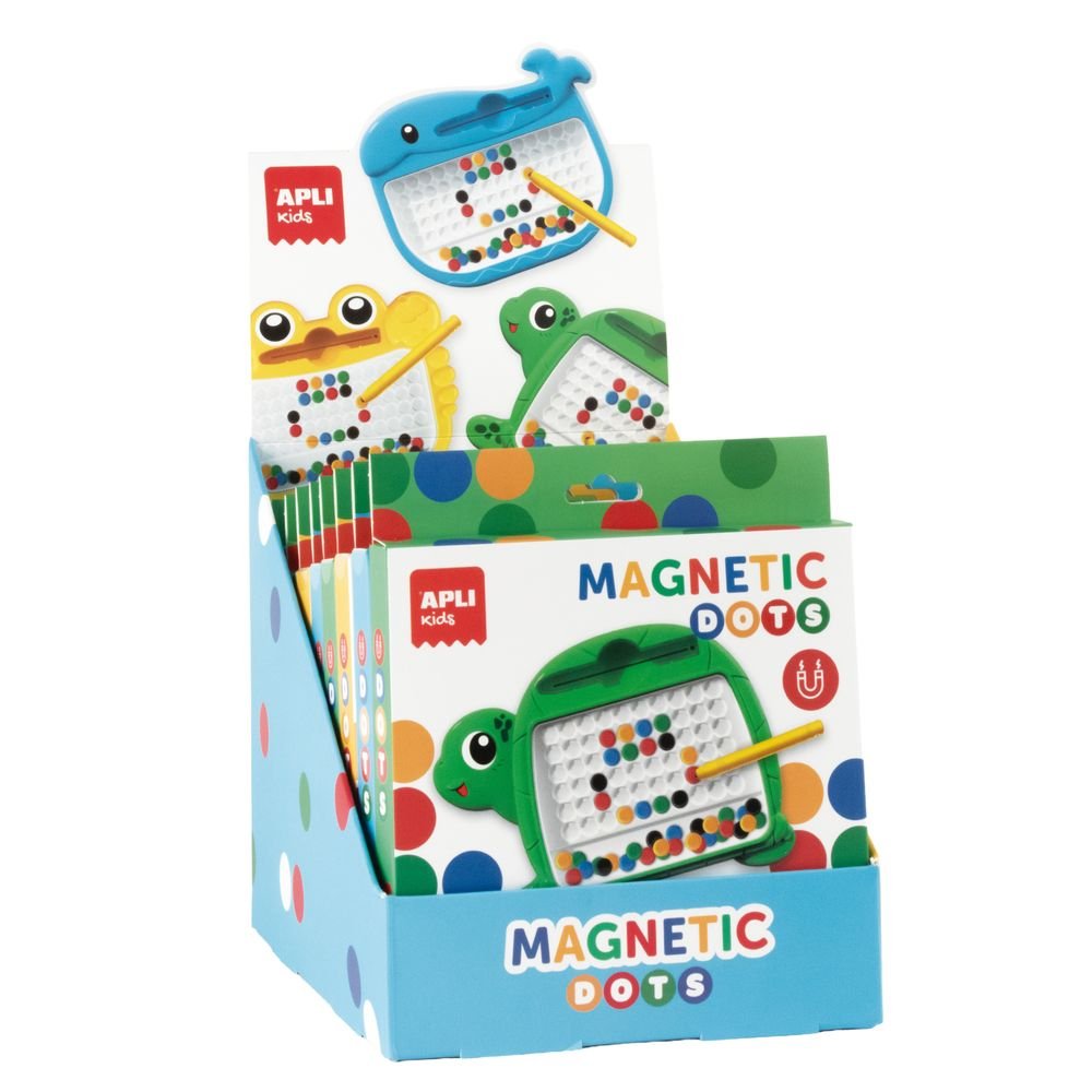 Mini pizarras magnéticas Dots Animales, pack 9 unidades