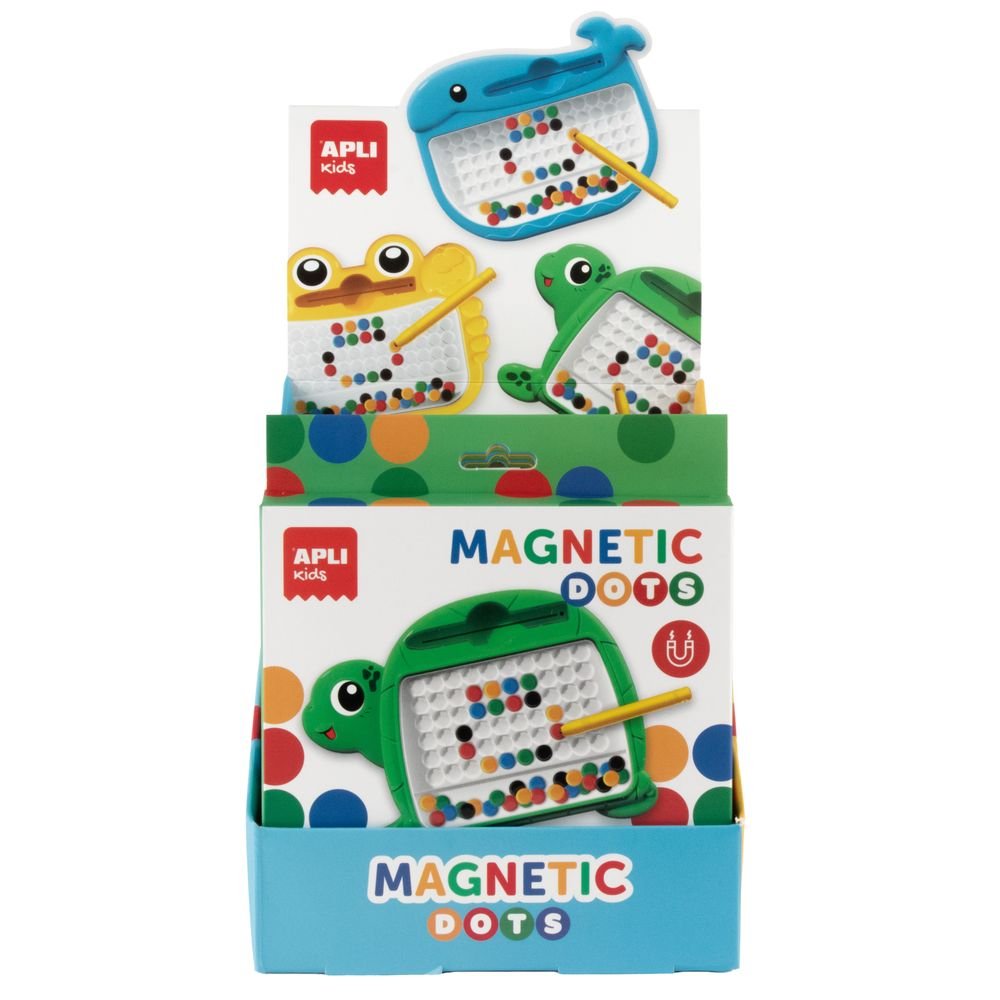 Mini pizarras magnéticas Dots Animales, pack 9 unidades