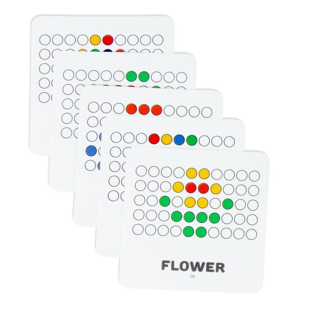 Mini pizarras magnéticas Dots Animales, pack 9 unidades