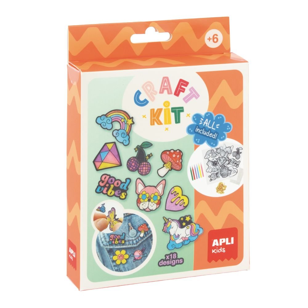 Juego Craft Kit Pins 18 Unidades APLI JUEGOS Imagen principal del producto