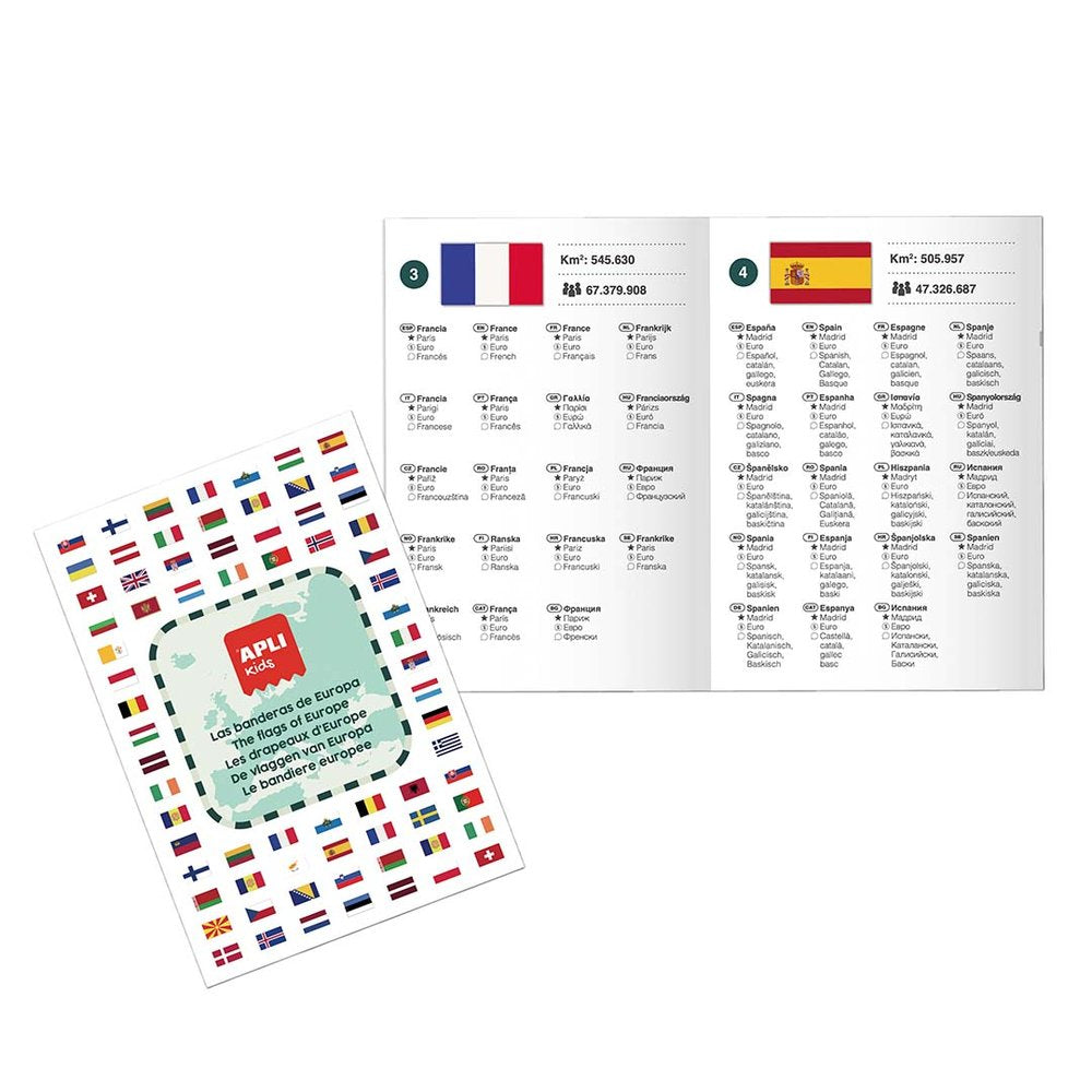 Juego Magnético Banderas de Europa - Apli Juegos