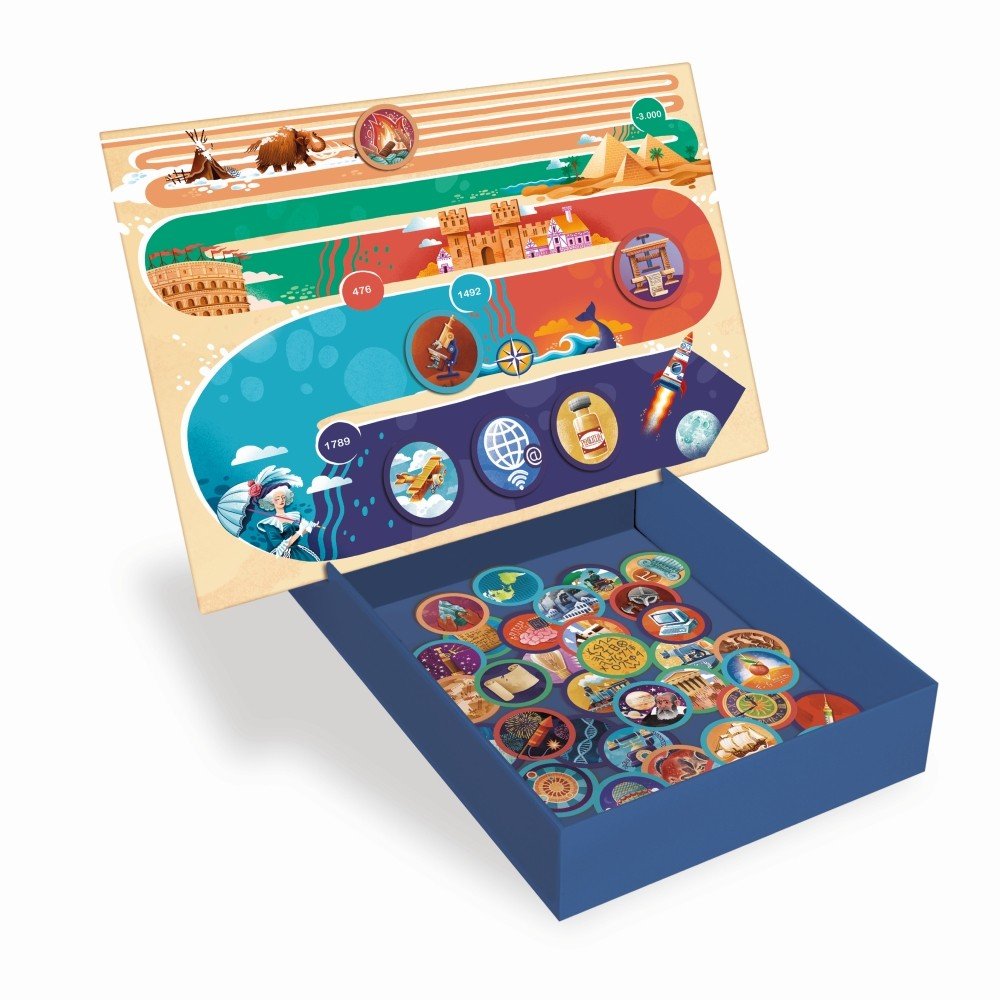 Magnets Hitos Historia - Juego Magnético Educativo APLI