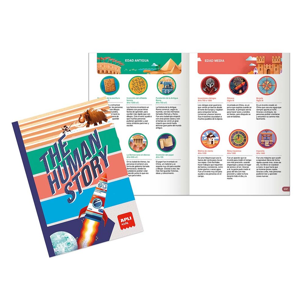 Magnets Hitos Historia - Juego Magnético Educativo APLI