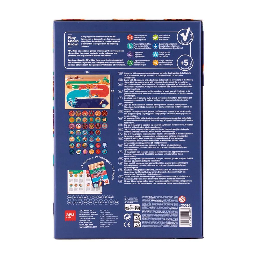 Magnets Hitos Historia - Juego Magnético Educativo APLI