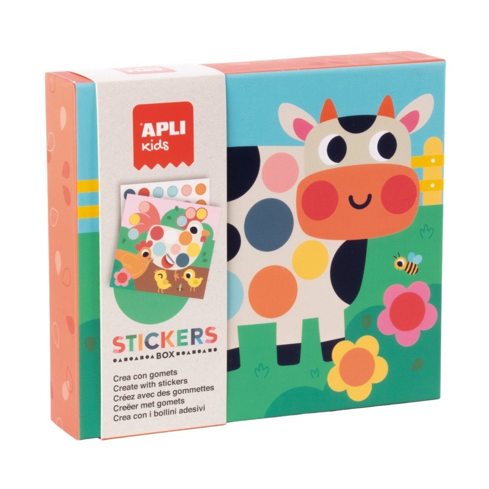 Juego de gomets geométricos Granja - Apli Juegos