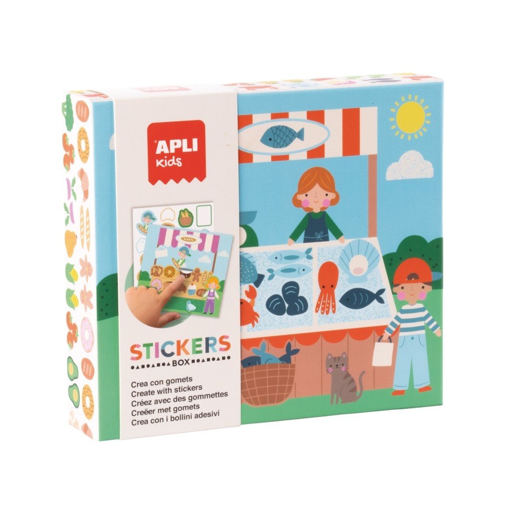 Juego de gomets Mercado - Apli Juegos
