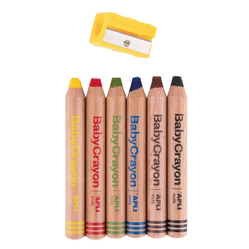 Baby Crayon 6 colores Apli Manualidades