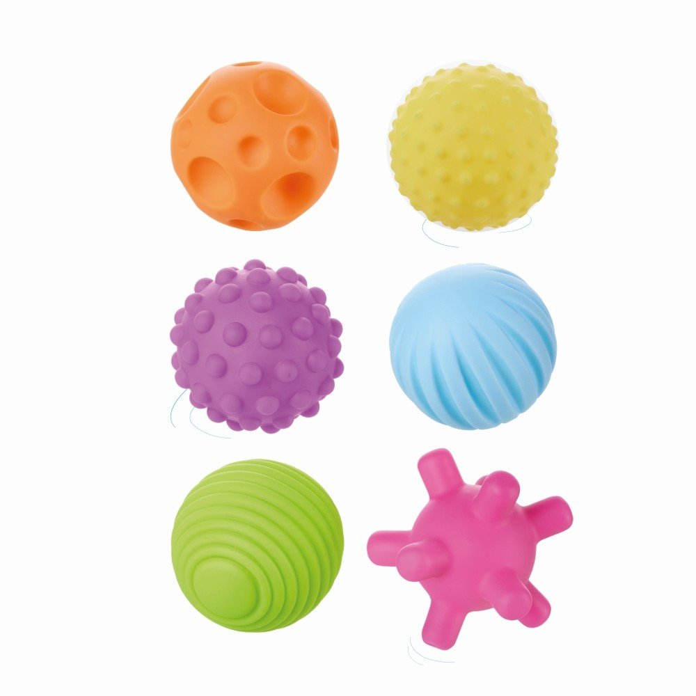Bolas sensoriales infantiles 6 piezas Apli