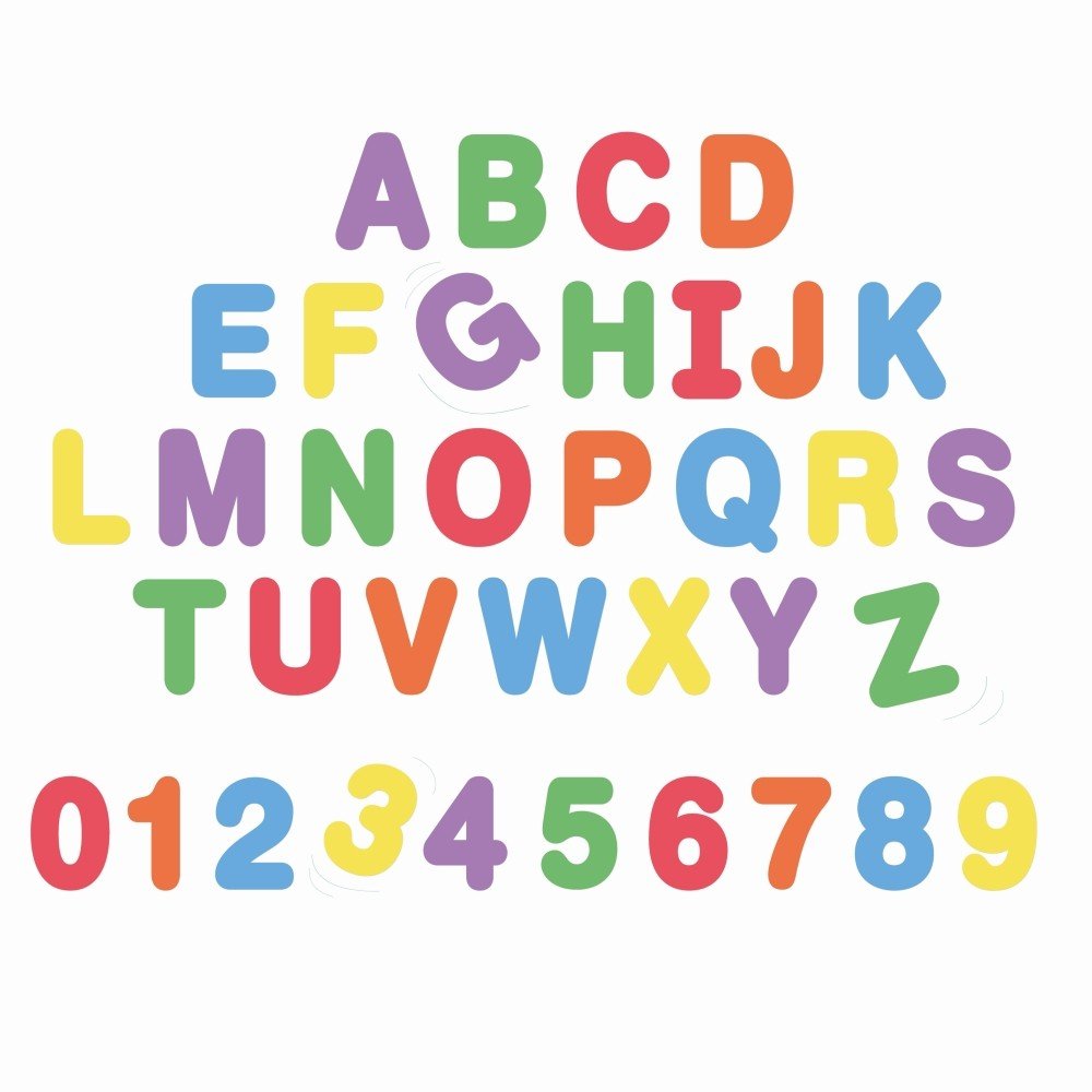 Letras Goma EVA 36 piezas - Apli Juegos