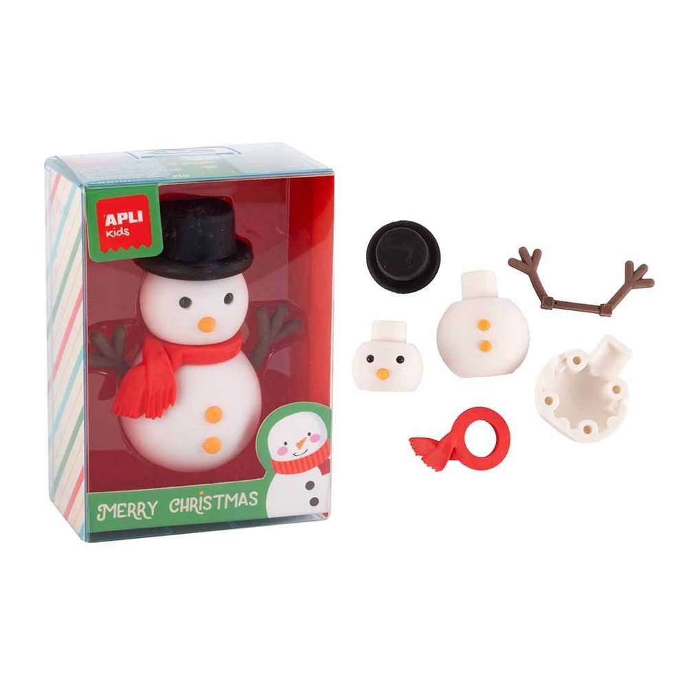 Expositor 12 gomas borrar navidad maxi Apli