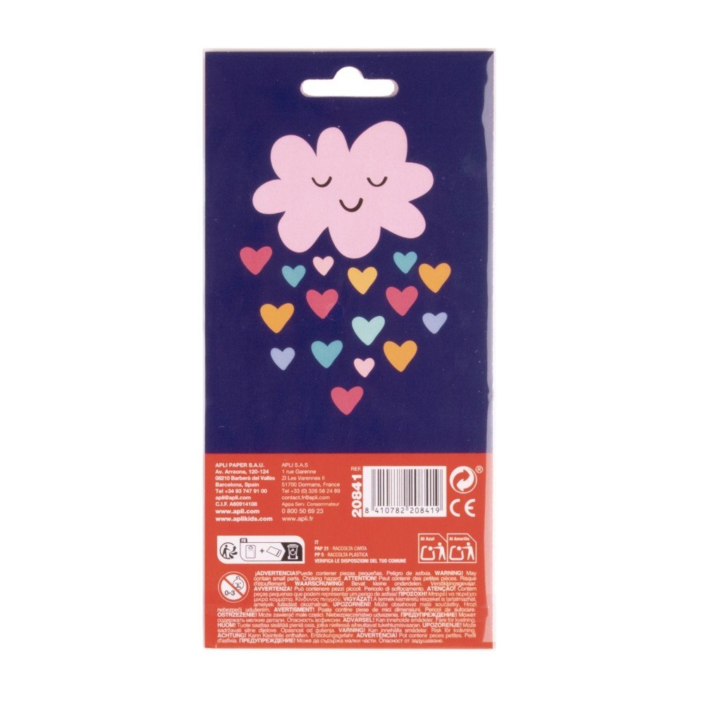 Blister pegatinas Magic surtidas Apli, pack 5 unidades