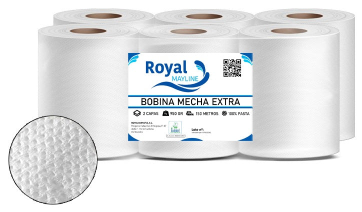 Pack/6 Bobina Mecha Laminada 98M 600G Lisma