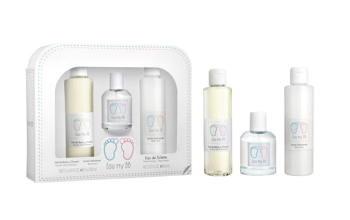 ESTUCHE GEL+CHAMPU+LOCION CORPORAL EAU MY BB | AIRVAL INTERNATIONAL S,A, | 1 UNIDAD | 8411114079622 Imagen principal del producto