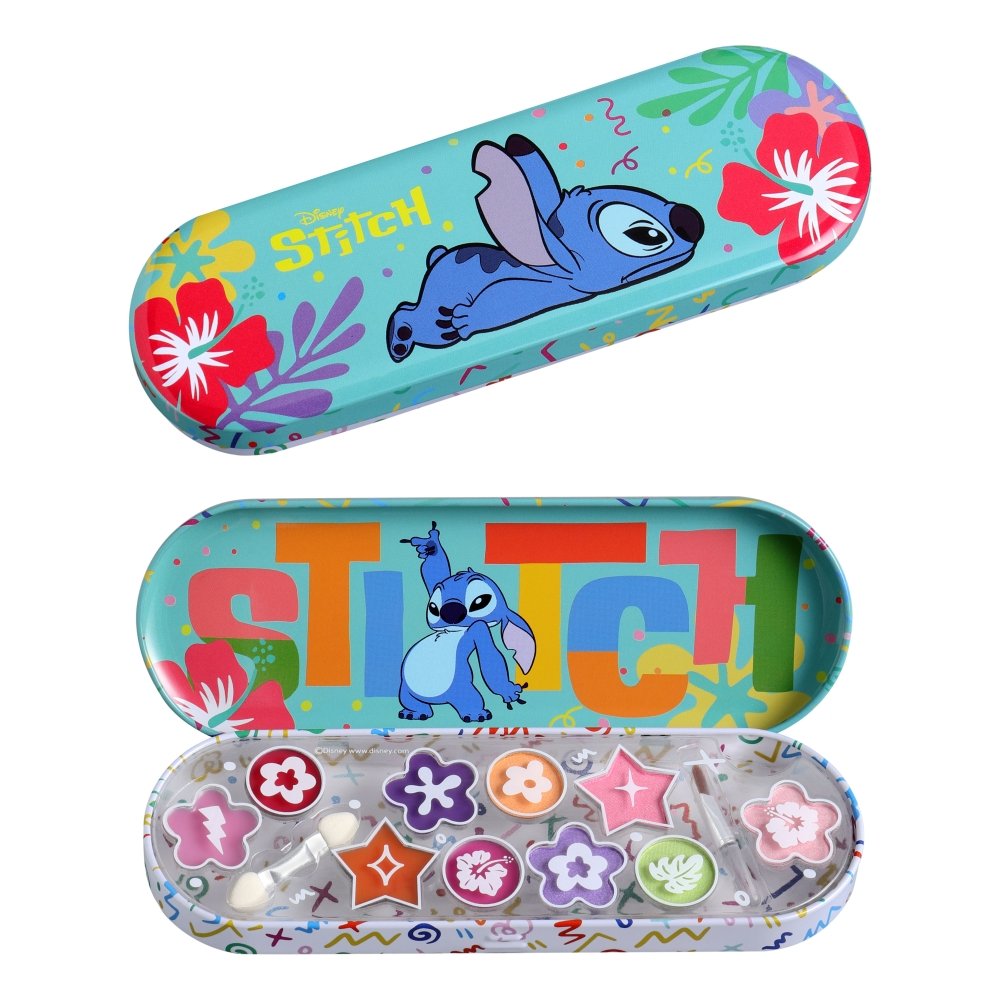 Estuche metálico de maquillaje Stitch - Airval