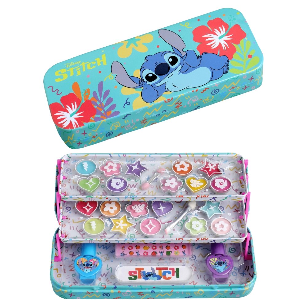 Estuche metálico de maquillaje triple Stitch Airval