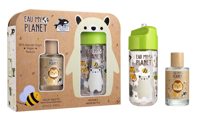 ESTUCHE COLONIA 100ML + BOTELLA DE AGUA EAU MY PLANET | AIRVAL INTERNATIONAL S,A, | 1 UNIDAD | 8411114089744 Imagen principal del producto